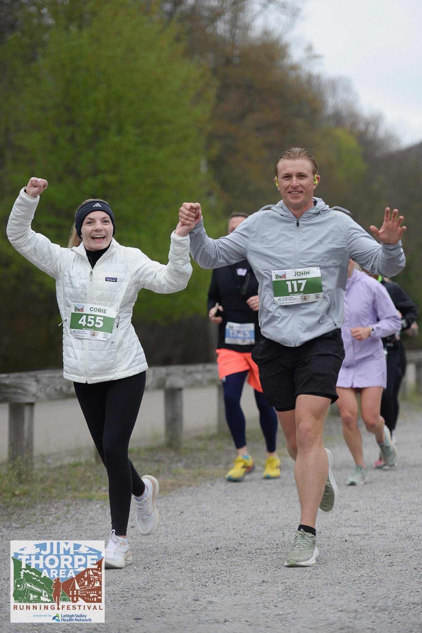 Corie Meredith running the Jim Thorpe Area Running Festival