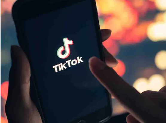 Phone showing the TikTok app